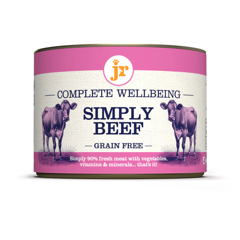 JR Pure complete Wellbeing wet dog food simply beef 200g