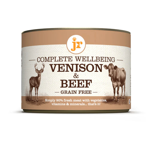 Complete Wellbeing Venison & Beef grain-free pet food 