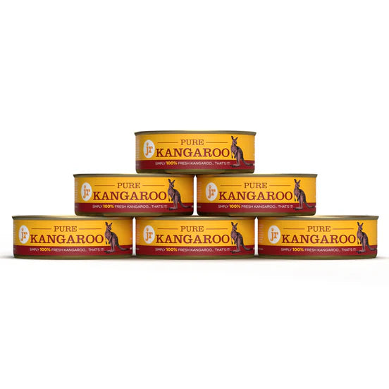 JR Pure kangaroo toppers 80g pack of 6 - 100% kangaroo