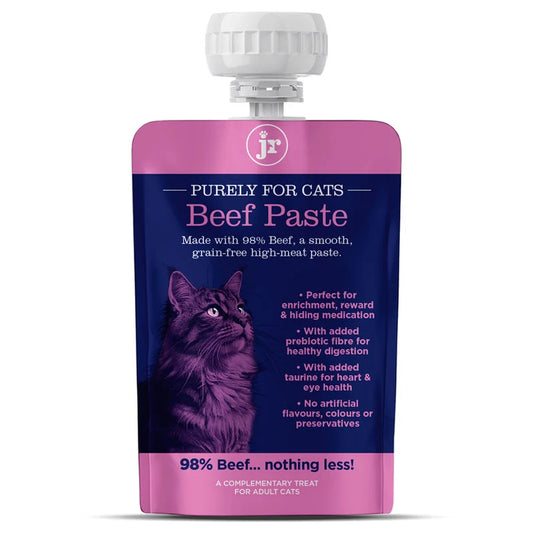 JR Purely For Cats Premium Beef Paste+ 98% beef cat treat 80g
