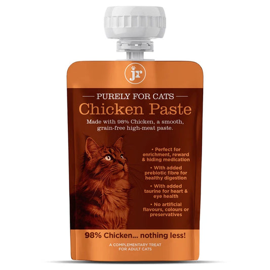 JR Purely For Cats Chicken Paste+ smooth chicken cat treat squeeze pouch