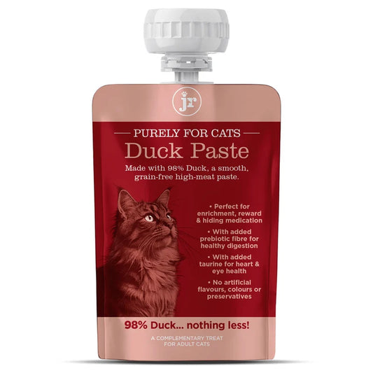 JR Purely For Cats Premium Duck Paste+ 98% duck cat treat 80g