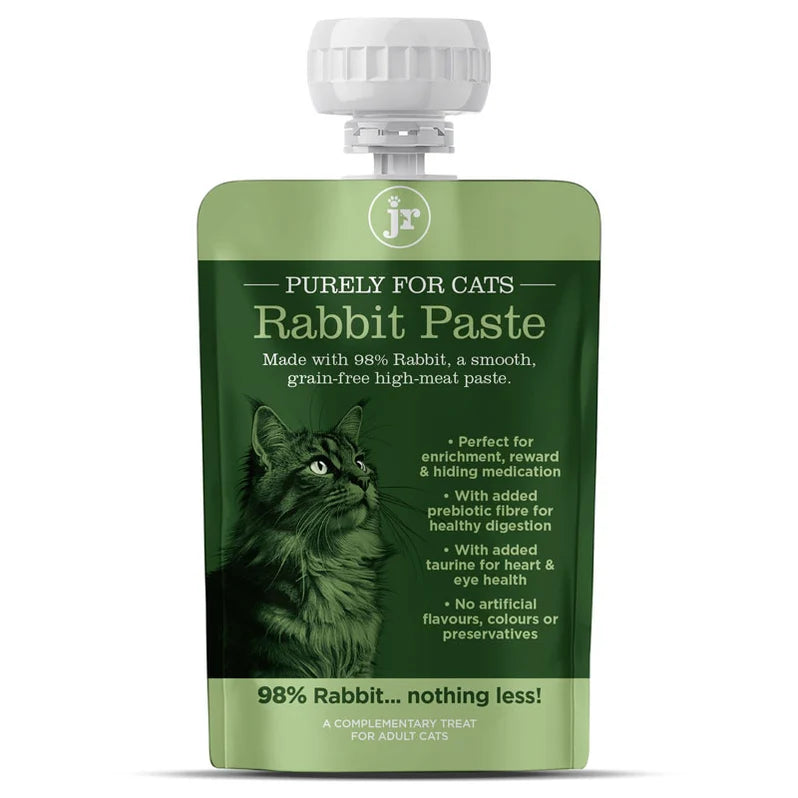 JR Purely For Cats Premium Rabbit Paste+ 98% rabbit cat treat 80g