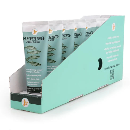 JR Herring Fish Paste for Dogs | 54% Herring Dog Treat - great for medication