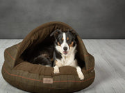 Dog Luxury Cave Beds Cover tweed
