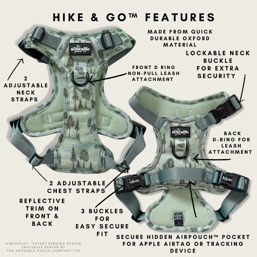 Countryside Hills Dog Hiking Harness – Hike & Go Benefits