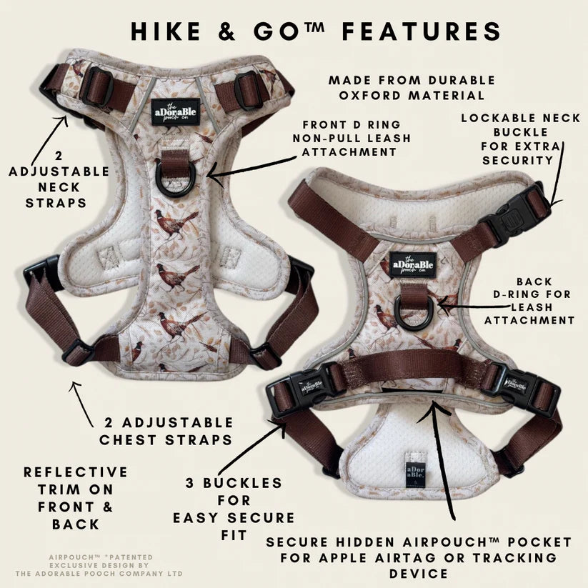 Adorable Pooch Hike & Go Harness Features