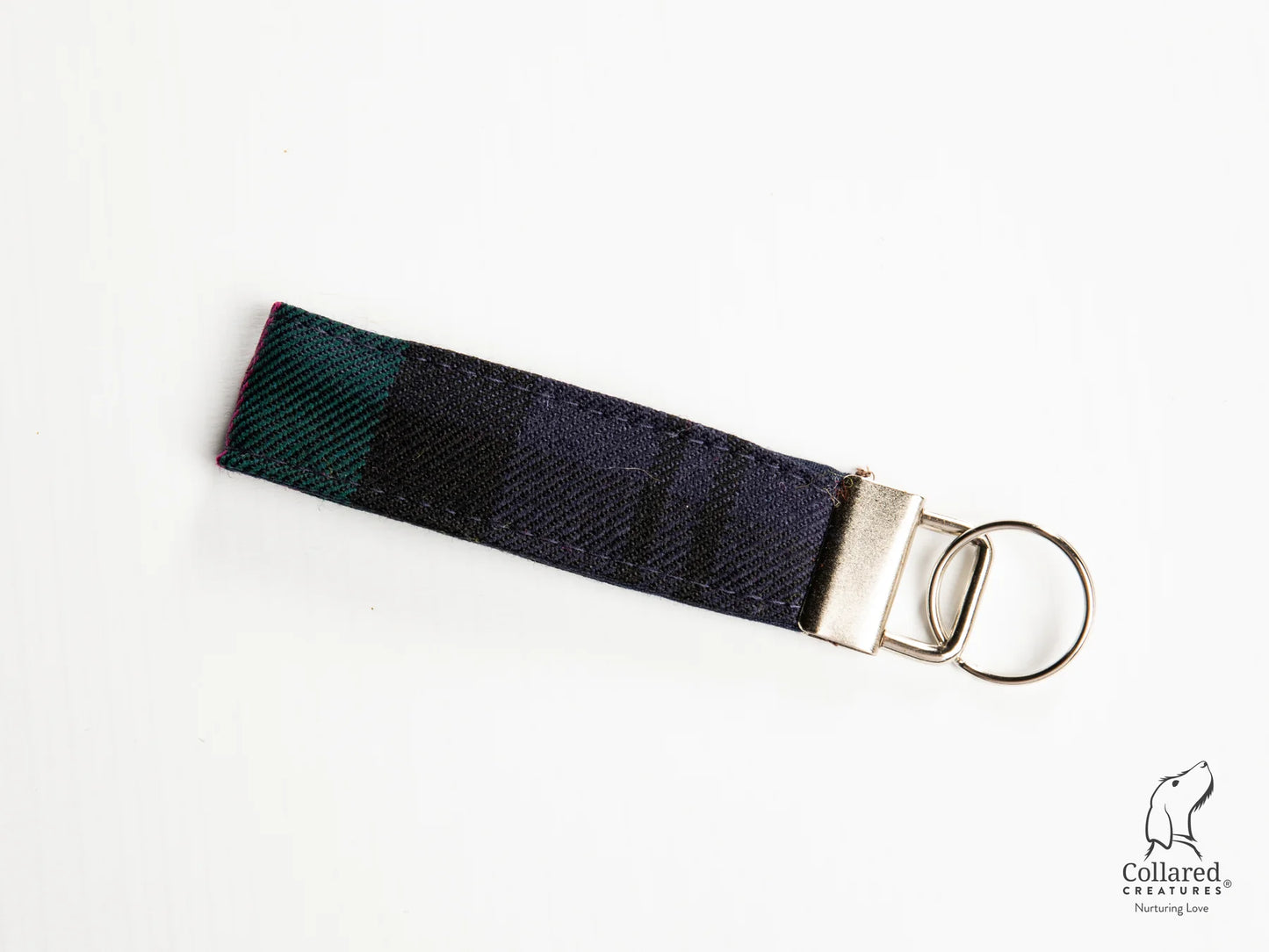 Harris Tweed keyring baird modern tartan