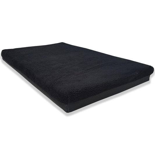 Replacement Sherpa Fleece Cover for Giant Dog Beds Black