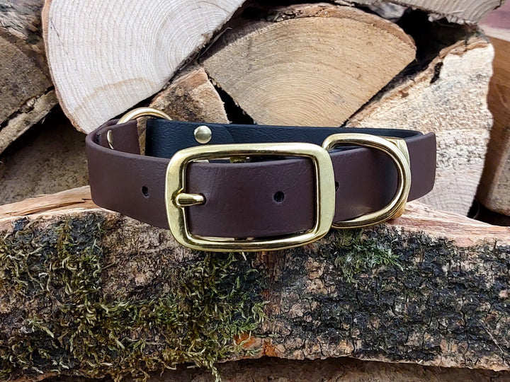 Black & Dark Brown Collar Waterproof