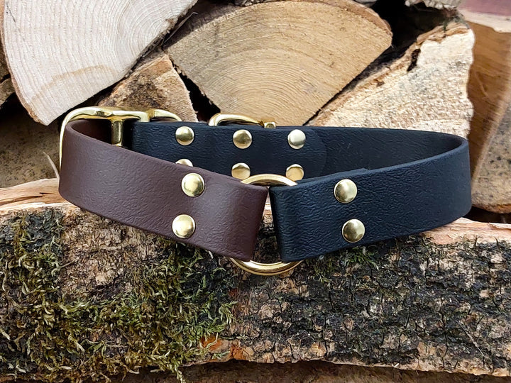 Waterproof Black & Dark Brown Collar