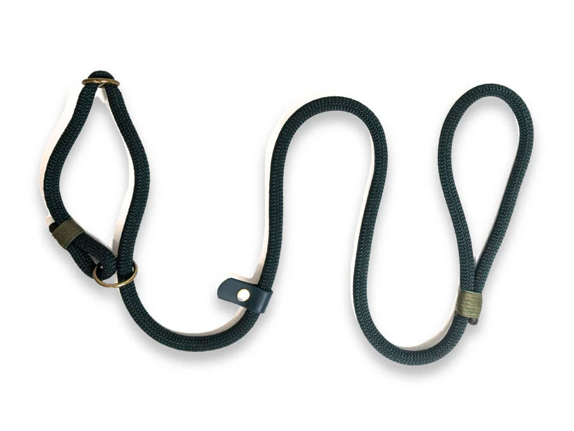 Bottle green rope slip lead