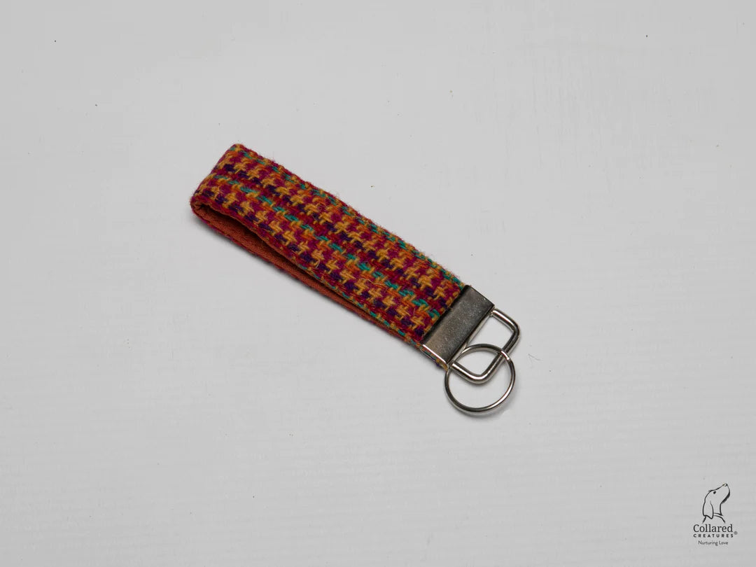 Harris Tweed Key ring Bright & Bold Check