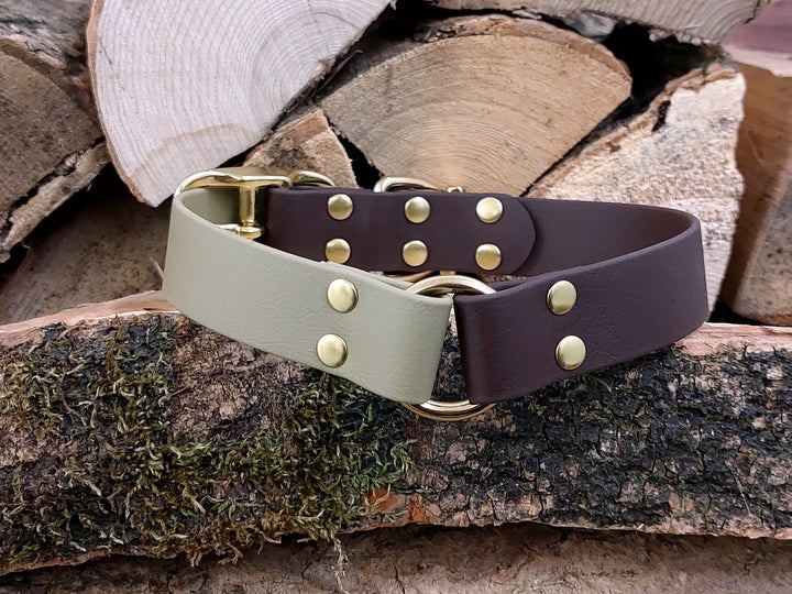 Waterproof Beige & Brown Collar