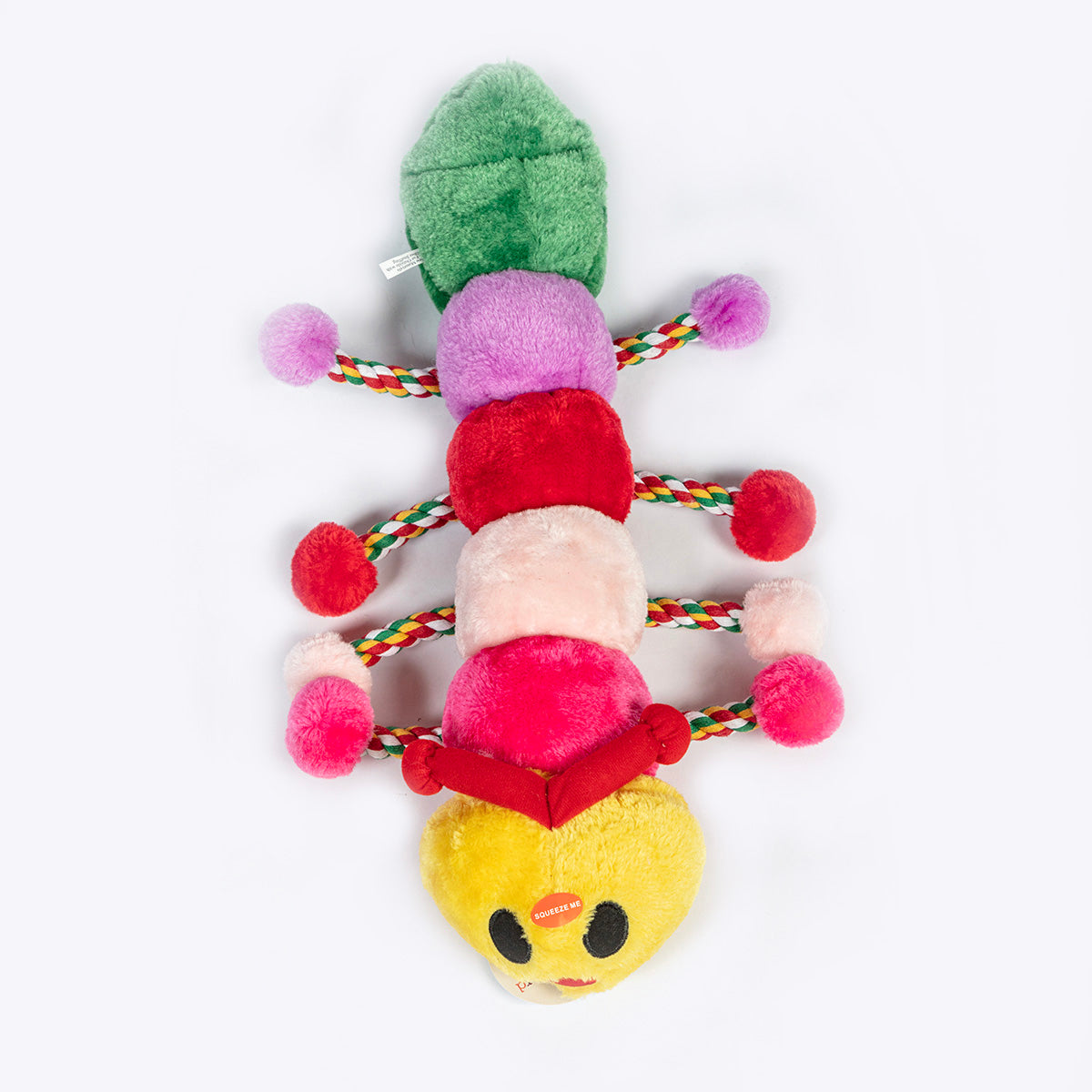 Cleo caterpillar large dog toy