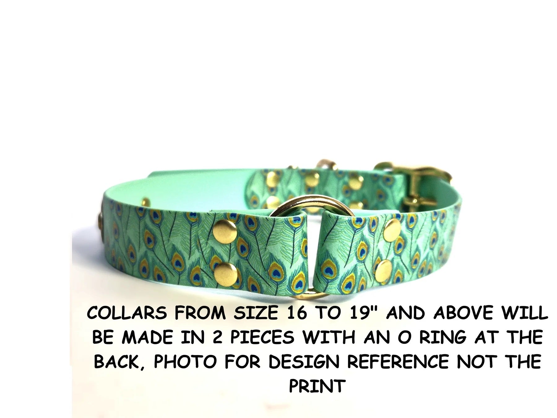 Water proof printed dog collar