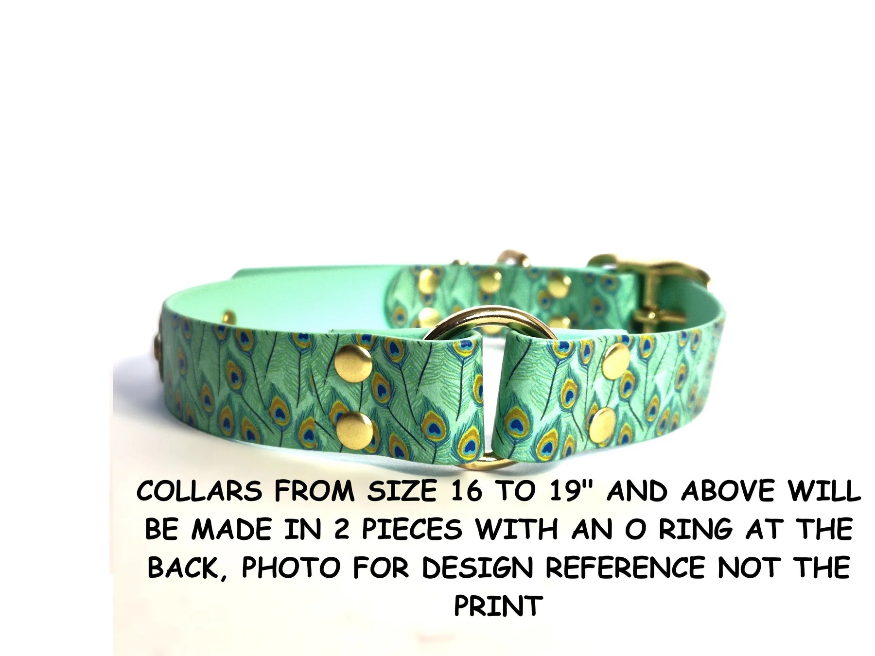 Printed waterproof dog collar