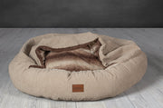 Collared creatures Classic Cocoon Bed beige