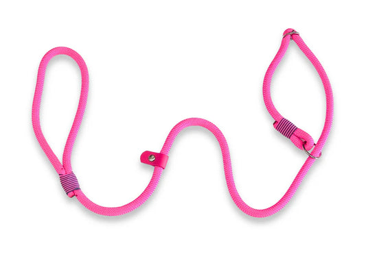 Neon Pink rope slip lead
