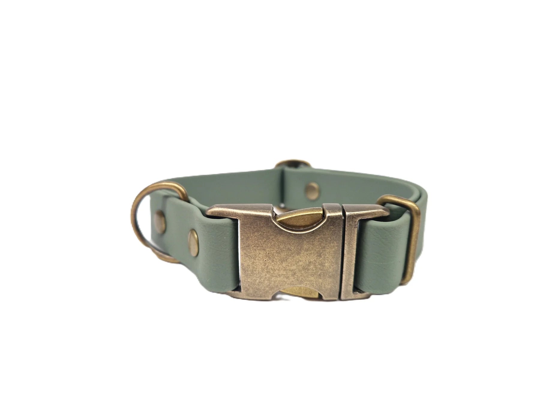 Country green Metal Clasp Waterproof Collar