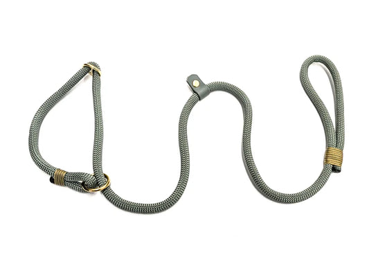 Country green rope slip lead