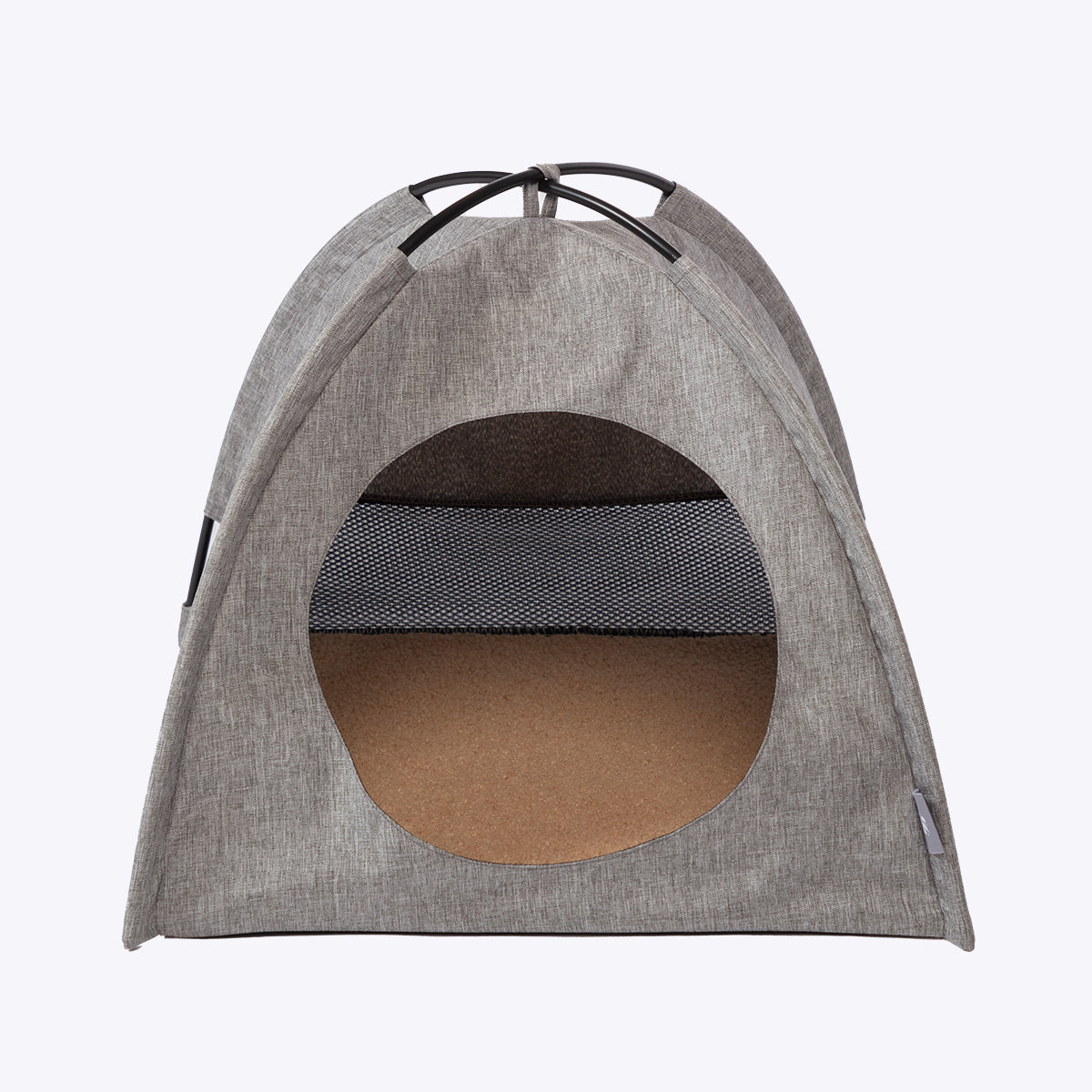 Cat Tent Bed Empty Grey