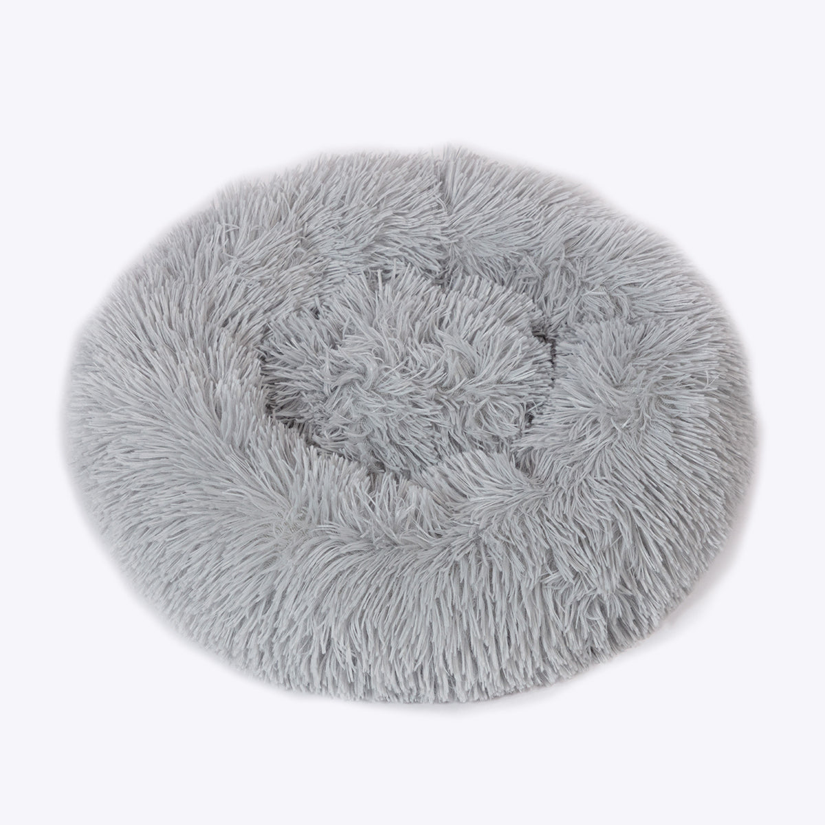 Light grey pet bed round