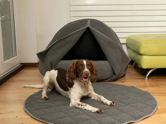 Cocoon Dog bed round blanket Grey