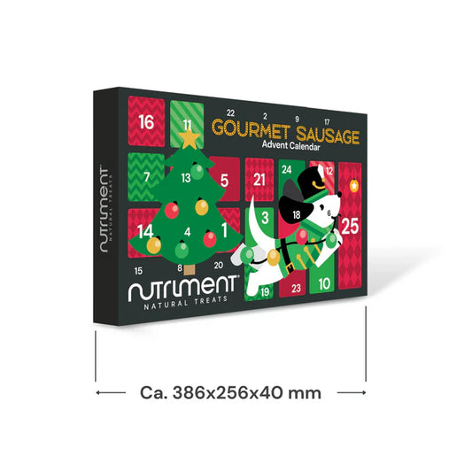 Nutriment Gourmet Sausage Advent Calendar packaging on a white background