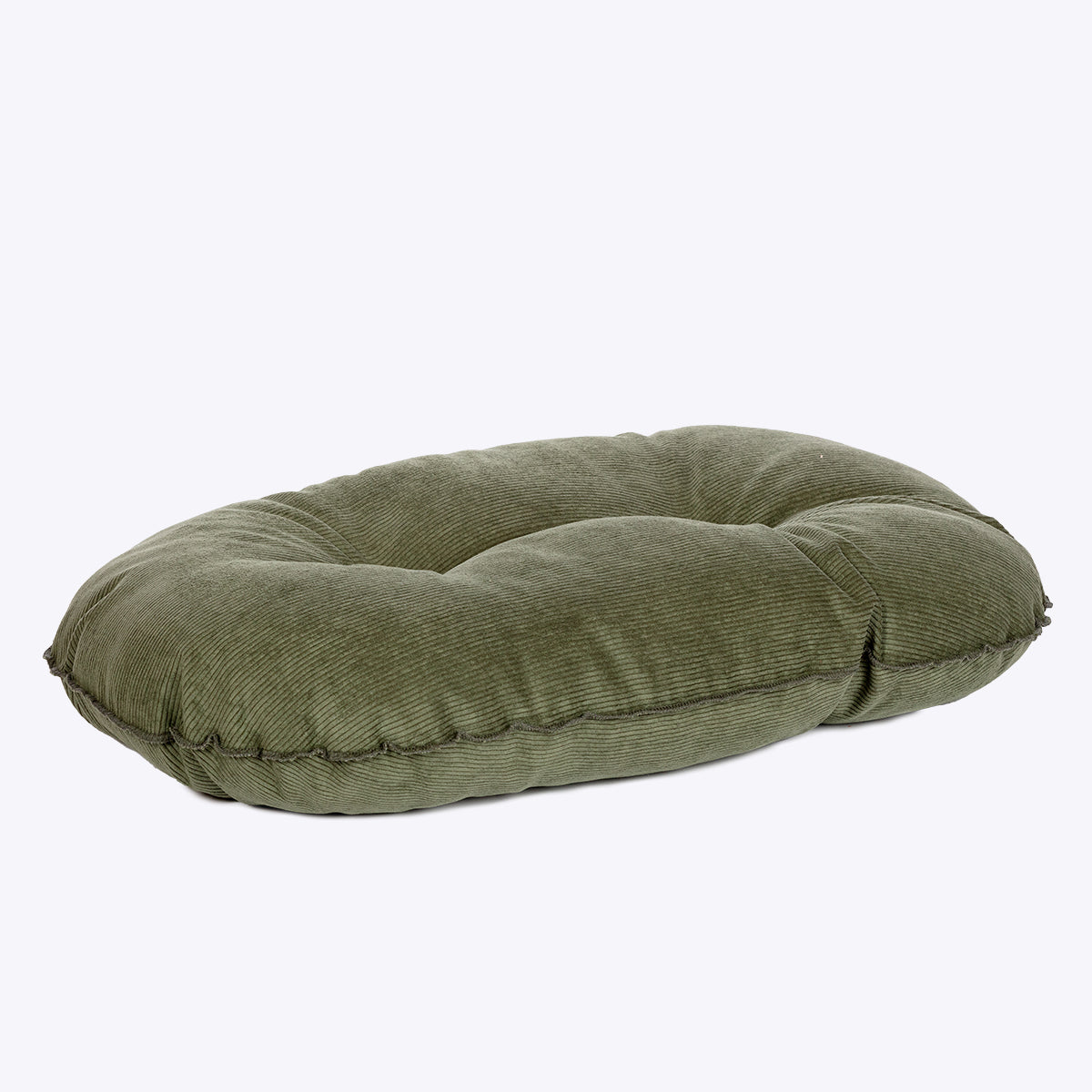 Fern green Elden Quilted Dog Mattress – Cord Bed Cushion for Wicker & Plastic Beds