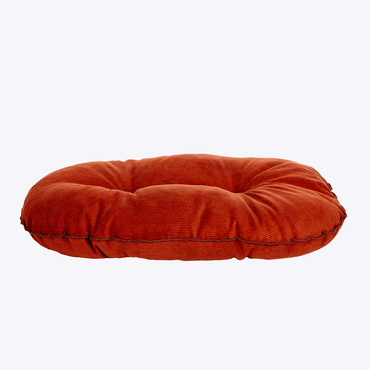 Rust Oval Dog Mattress for baskets