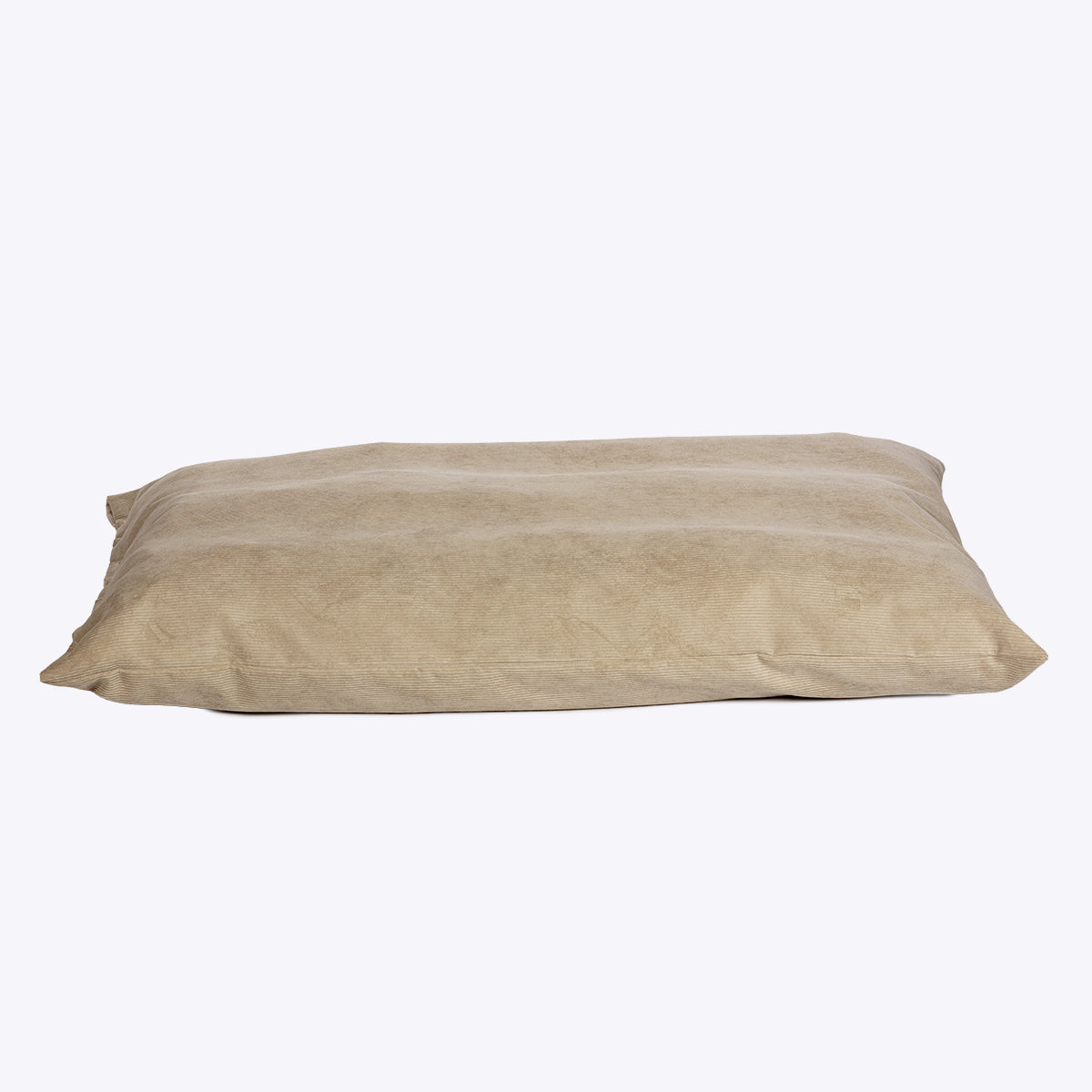 Stone Beige Luxury Washable Cord Dog Bed
