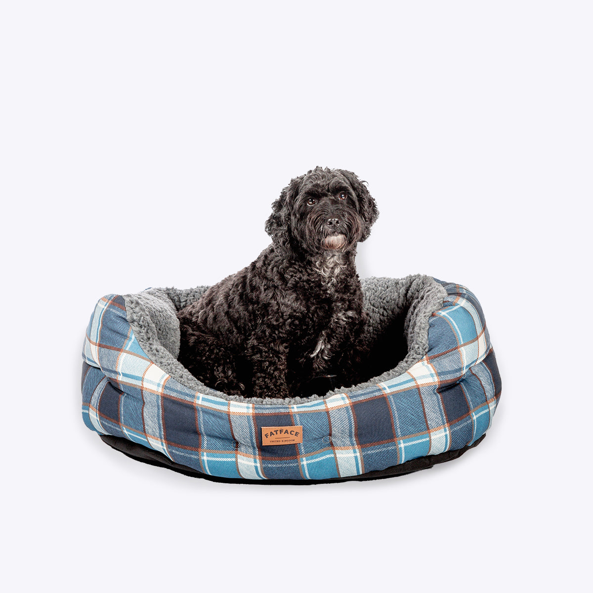 FatFace Fleece Check Deluxe Slumber Dog Bed – Cosy, Stylish &  Eco-Friendly