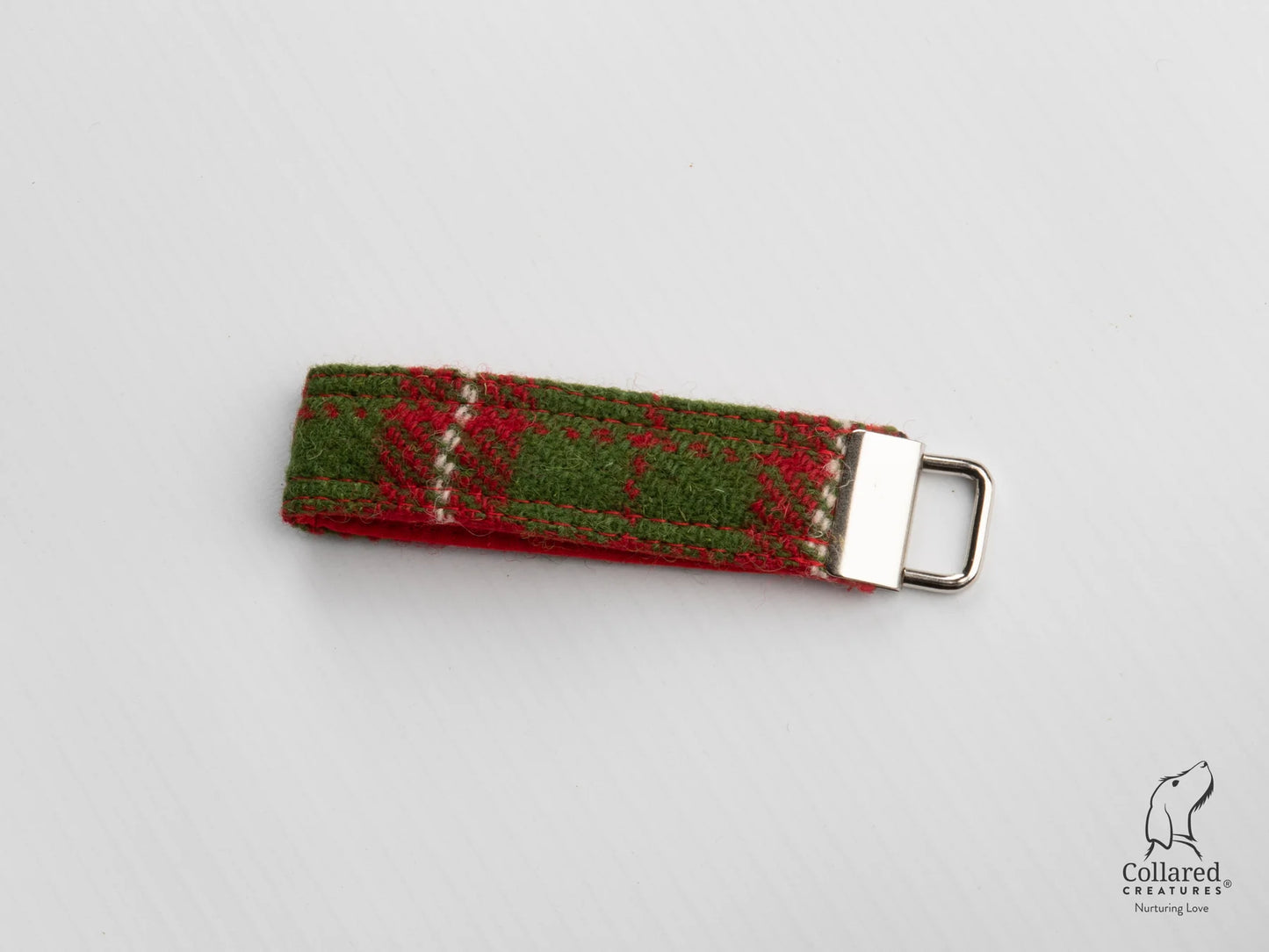 Harris Tweed Key ring Festive Check