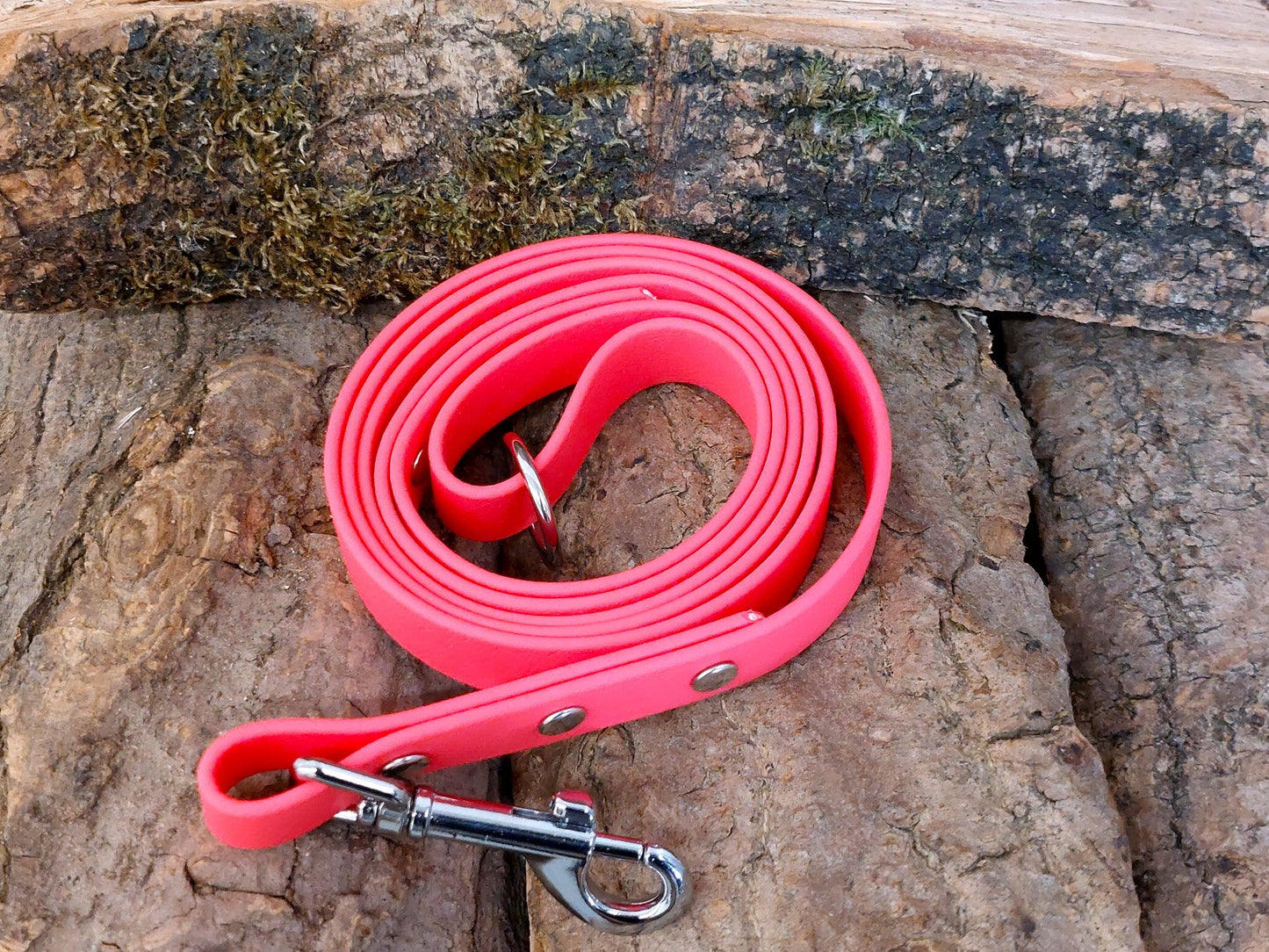 waterproof dog leads uk made Fushia Pink