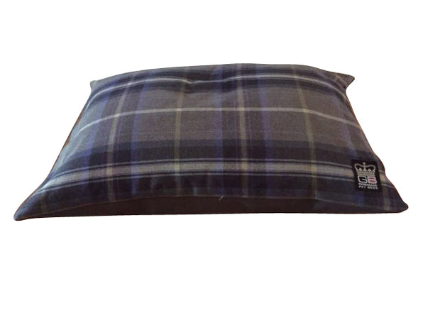 Fabric Dog Bed Cushion Glen Loch Check