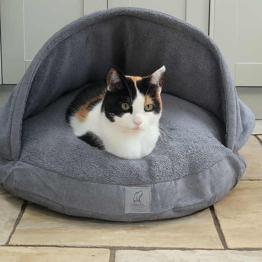 Grey Cosy Cat Cave
