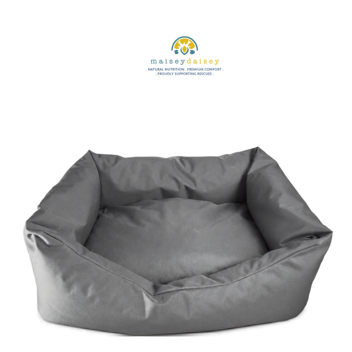 Dreamer Snug Waterproof Sofa Dog Bed - Silver Grey