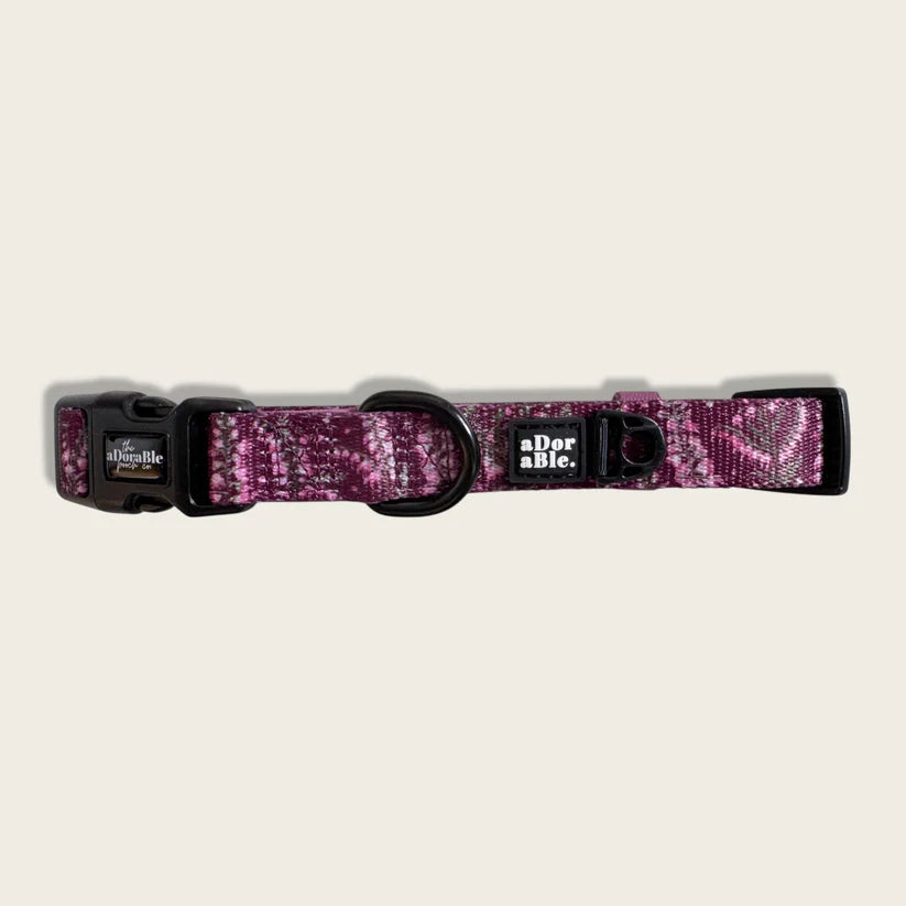 Highland Heather Purple Dog Collar
