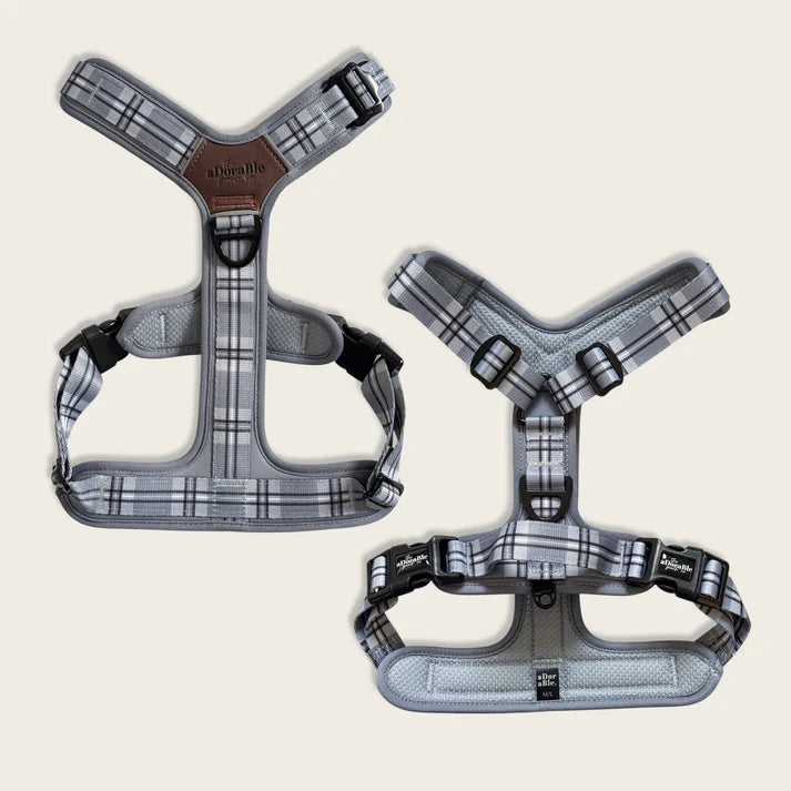 Heritage streamline pro gunsmoke grey dog harness