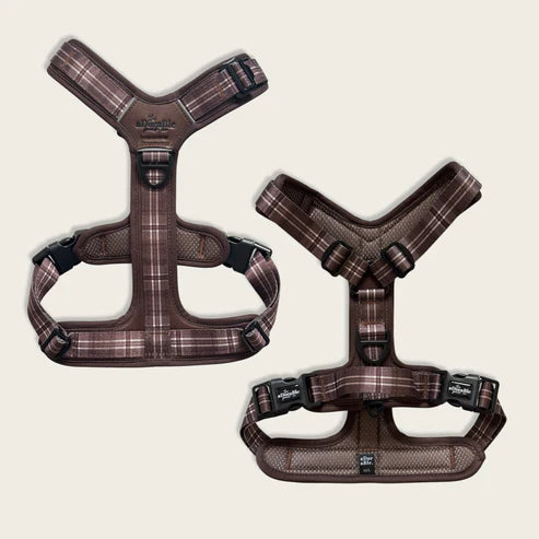 aDorable Pooch streamline pro Heritage truffle brown dog harness