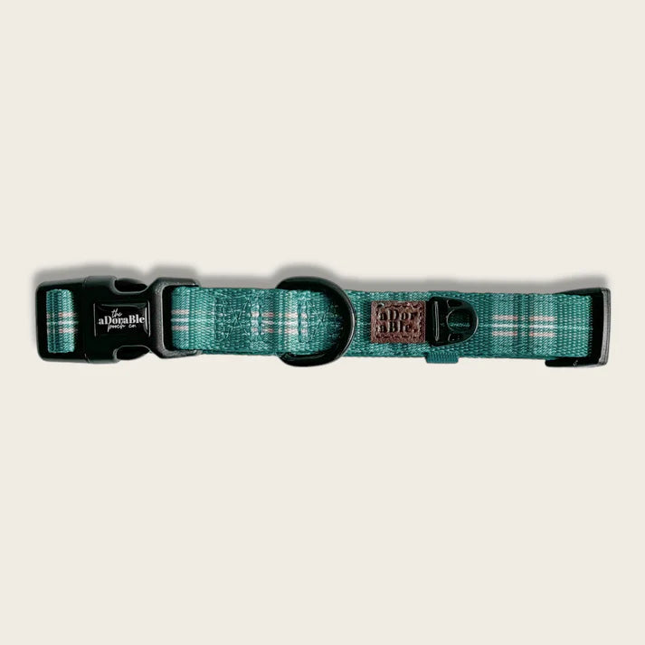 Heritage pheasant green dog collar