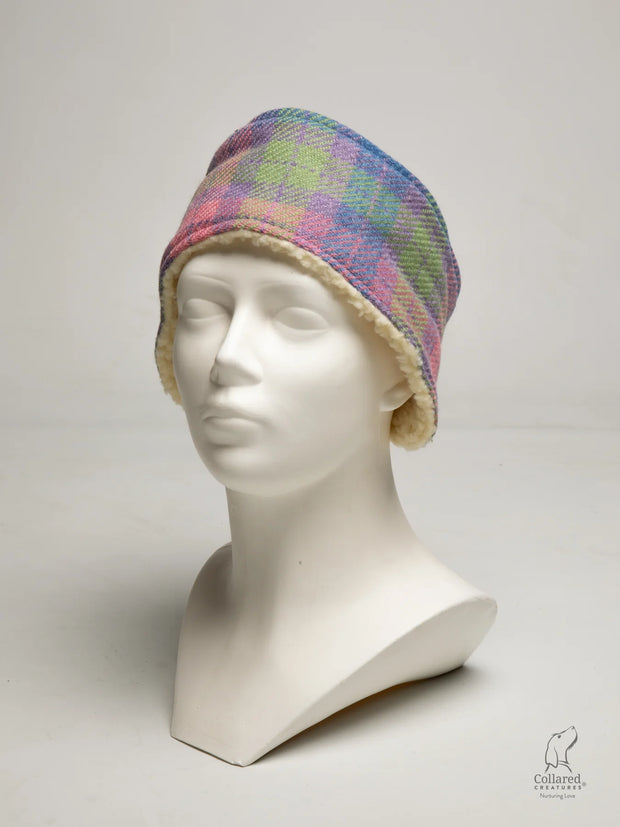 Harris Tweed Ladies Headband Hydrangea