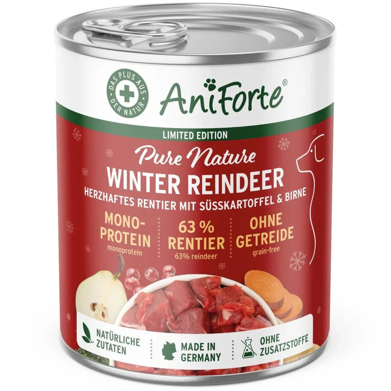 AniForte winter reindeer canned Dog  food  