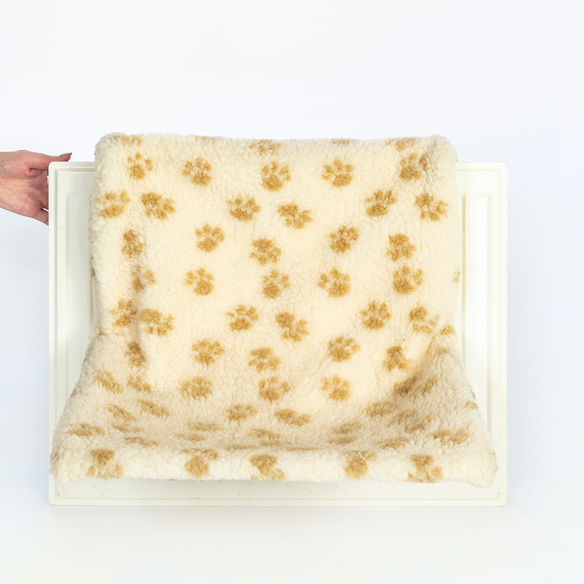 Cat Cradle Bed Sherpa Fleece Straight