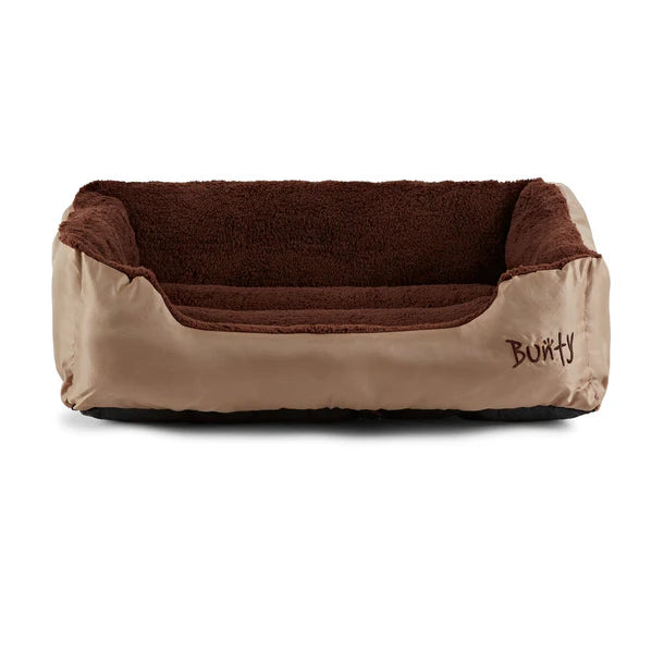 Bunty Fleece deluxe dog bed large cream