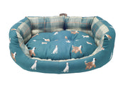 Laura Ashley Deluxe lumber Dog Bed Green Park Dogs