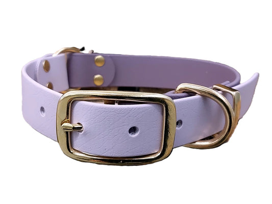 Mauve and pastel pink waterproof collar