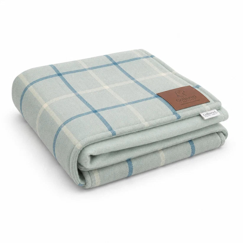Luxury Dog Blanket Mull Ocean | Soft Washable Fleece Blanket