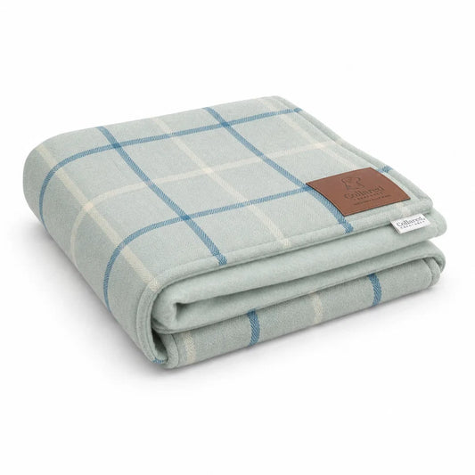 Luxury Dog Blanket Mull Ocean | Soft Washable Fleece Blanket
